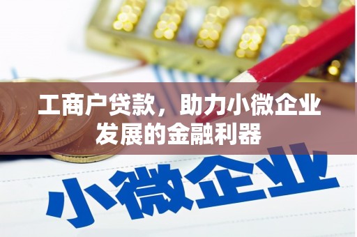 荥阳工商户贷款，助力小微企业发展的金融利器