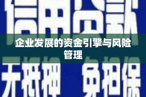 荥阳企业发展的资金引擎与风险管理