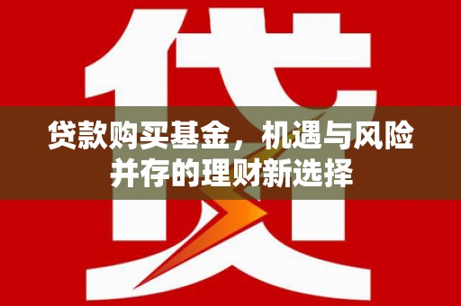 荥阳贷款购买基金，机遇与风险并存的理财新选择