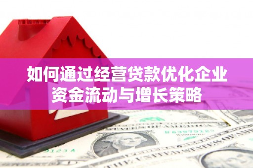 荥阳如何通过经营贷款优化企业资金流动与增长策略