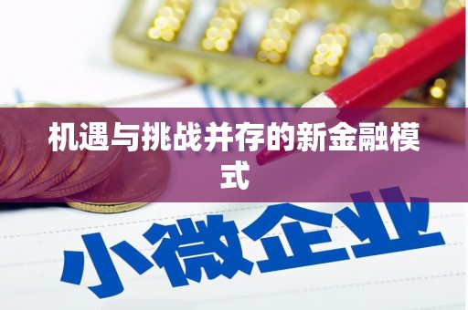 荥阳机遇与挑战并存的新金融模式