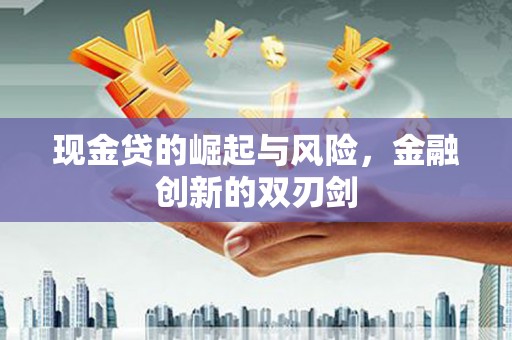 荥阳现金贷的崛起与风险，金融创新的双刃剑