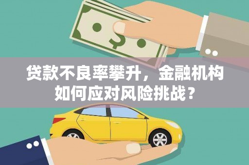 荥阳贷款不良率攀升，金融机构如何应对风险挑战？