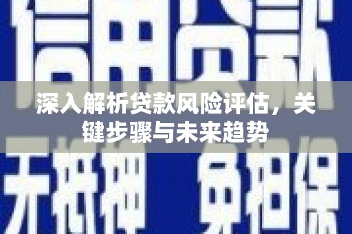 荥阳深入解析贷款风险评估，关键步骤与未来趋势