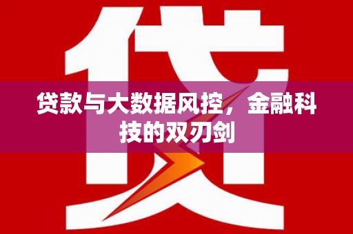 荥阳贷款与大数据风控，金融科技的双刃剑