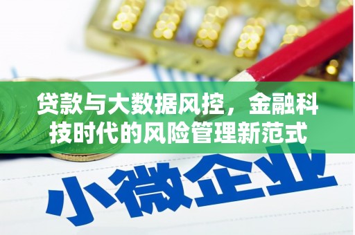 荥阳贷款与大数据风控，金融科技时代的风险管理新范式