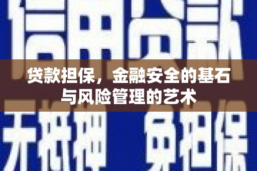 荥阳贷款担保，金融安全的基石与风险管理的艺术