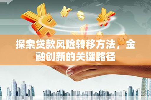 荥阳探索贷款风险转移方法，金融创新的关键路径