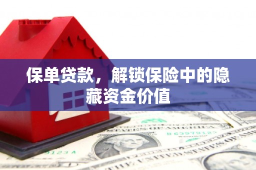 荥阳保单贷款，解锁保险中的隐藏资金价值