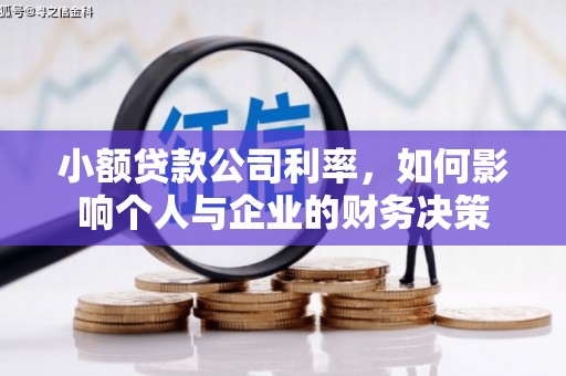 荥阳小额贷款公司利率，如何影响个人与企业的财务决策