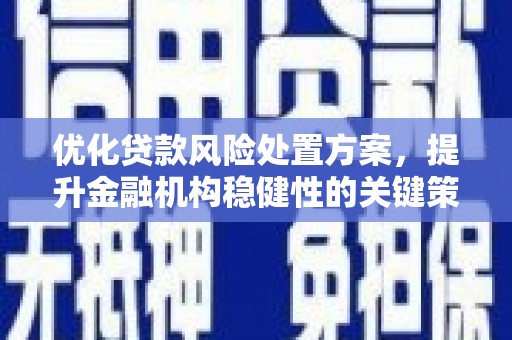 荥阳优化贷款风险处置方案，提升金融机构稳健性的关键策略