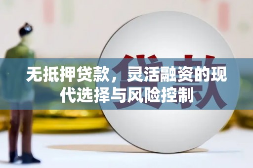 荥阳无抵押贷款，灵活融资的现代选择与风险控制