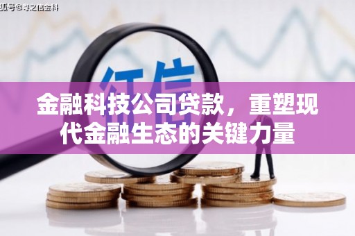 荥阳金融科技公司贷款，重塑现代金融生态的关键力量