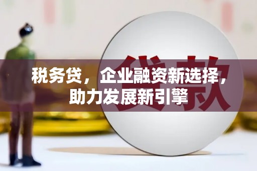 荥阳税务贷，企业融资新选择，助力发展新引擎