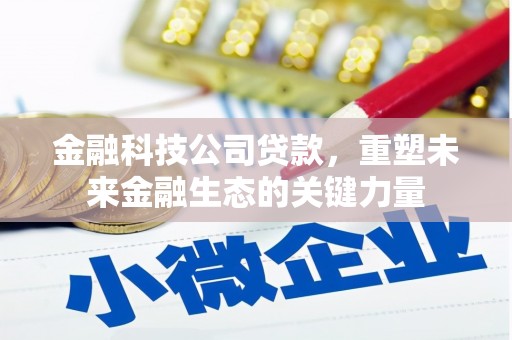 荥阳金融科技公司贷款，重塑未来金融生态的关键力量