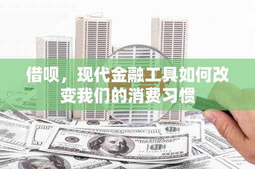 荥阳借呗，现代金融工具如何改变我们的消费习惯