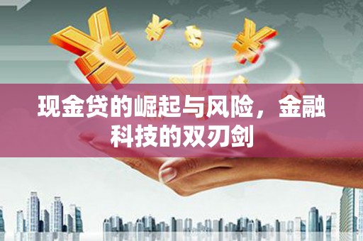 荥阳现金贷的崛起与风险，金融科技的双刃剑