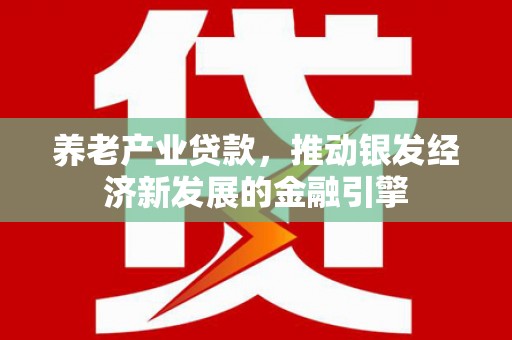 荥阳养老产业贷款，推动银发经济新发展的金融引擎