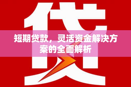 荥阳短期贷款，灵活资金解决方案的全面解析