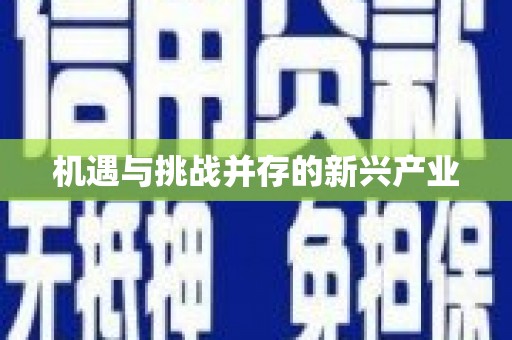 荥阳机遇与挑战并存的新兴产业