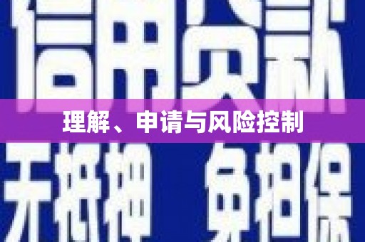 荥阳理解、申请与风险控制